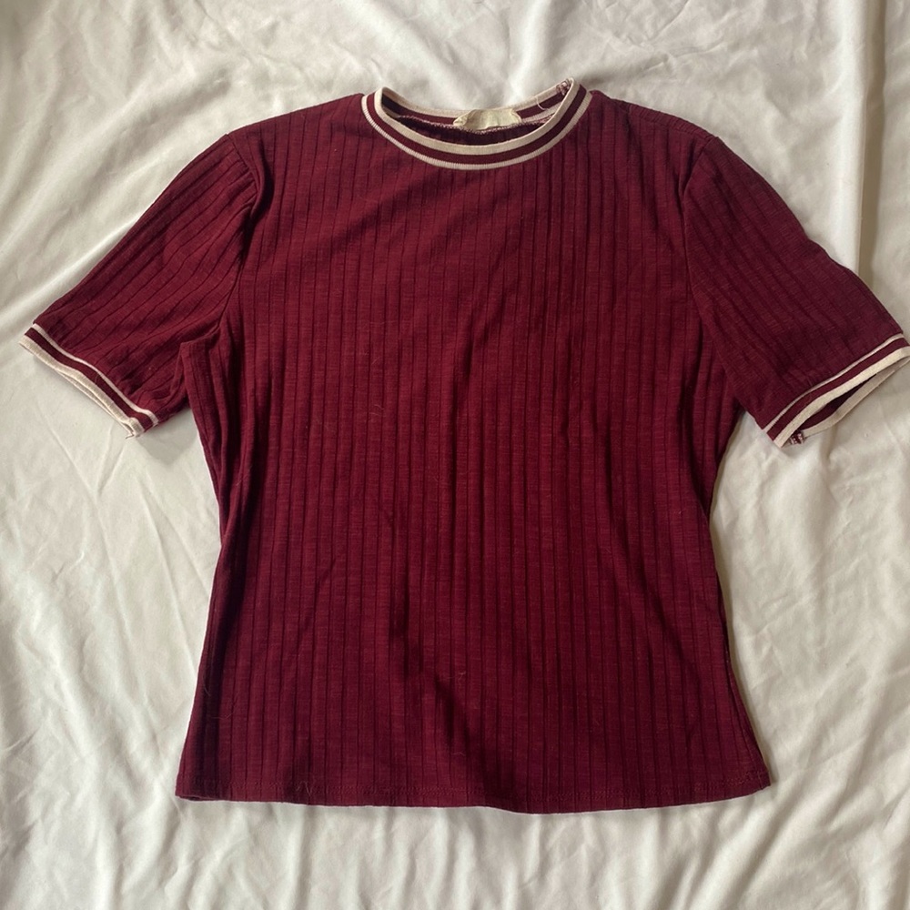 Ribbed T-shirt